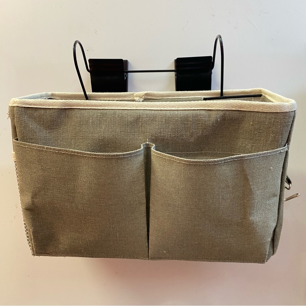Ledge Plant Holder Canvas Hanging Storage Organizer Window Deck Patio